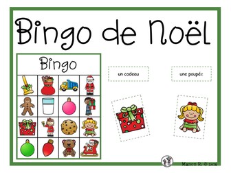 Bingo de Noël  (Christmas Time Bingo)
