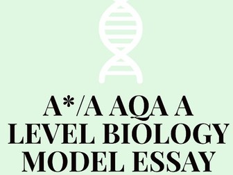 DISCUSS THE IMPORTANCE OF LIVING ORGANISMS- A*/A AQA BIOLOGY ESSAY