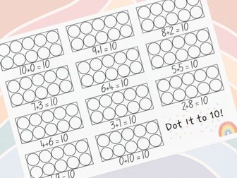 Maths - Dots It to 10