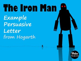 The Iron Man Persuasive Letter Example Text Pack