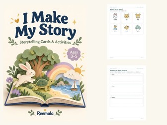 Preschool Storytelling Cards | Ages 3–5
