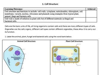 National 5 Biology Unit 1 pupil booklet