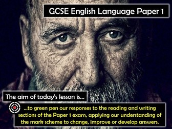 GCSE English Language 'Mr Fisher' Paper 1 Lesson
