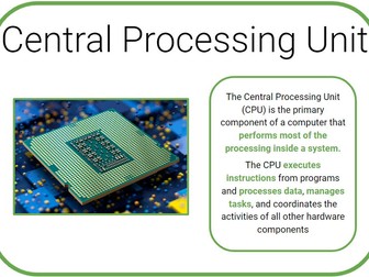 What's Inside a Computer? Comp. Sci. Poster Display