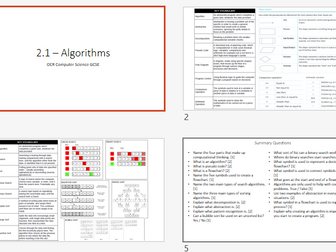 J277 OCR GCSE Computer Science 9-1 Knowledge Organiser + Revision Questions