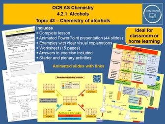 Chemistry of alcohols OCR AS chemistry