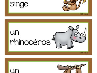 Vocabulaire des animaux  (Animals Vocabulary)