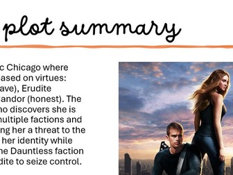 Dystopian Lesson Divergent