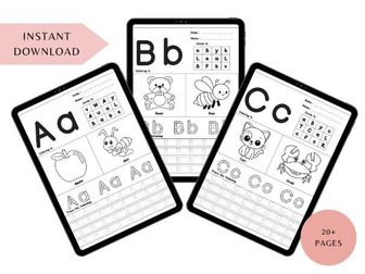 Alphabet Tracing & Writing Sheets