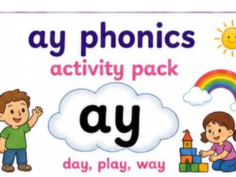 Ay phonic continuous provision activity pack