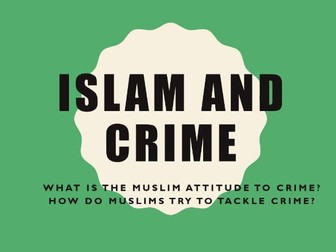 Islam and crime Edexcel B