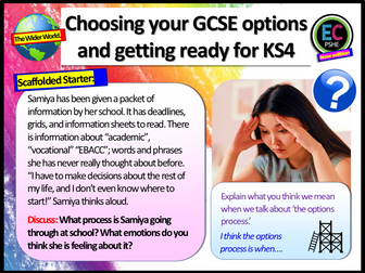 Choosing KS4 Options