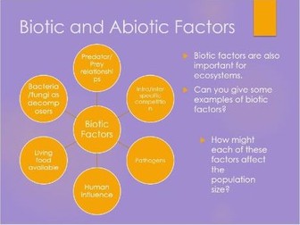 Populations, Niches and Ecosystems