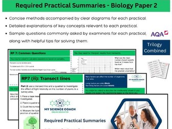 GCSE Biology Paper 2 Required Practical Summaries- AQA