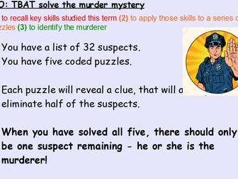 Number Murder Mystery