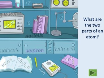 Atomic structure 15 questions interactive game power point quiz