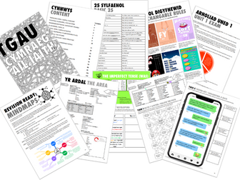 TGAU Cymraeg Ail Iaith – Llyfryn Blwyddyn 10 (Uned 1)/ GCSE Welsh Second Language – Year 10 Booklet