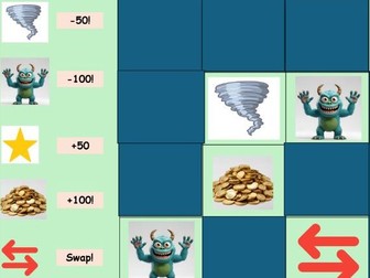 Tornado board game - can be used with almost anything!