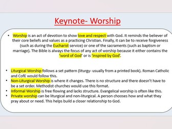 How do Christians Worship?