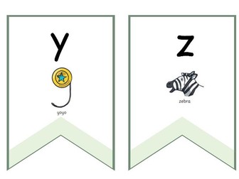 Phonics Bunting