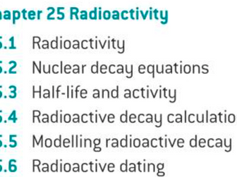 OCR A level Physics: Radioactivity