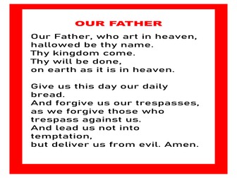 Our Father - The Lord's Prayer