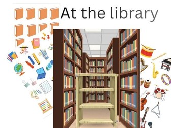 At the Library - Multi level Speech, Language, maths group intervention | EYFS | SEN