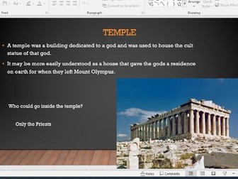 OCR Classical Civilisation-Temples and Sacrifices - Myth and Religion
