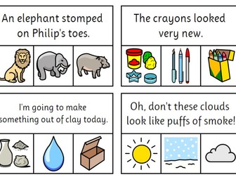Phase 5 phonics - Matching sentences and symbols