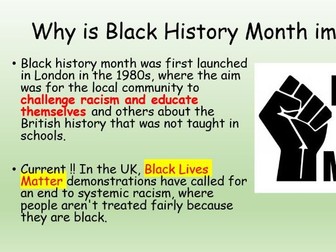 Black history month 2020