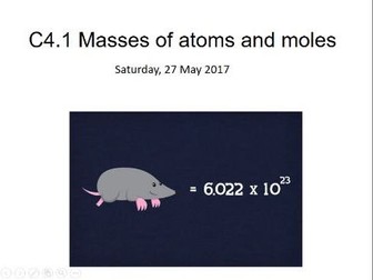 C4.1 New AQA (2016) Molecular mass and moles
