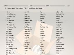 what are all the prepositions in alphabetical order what are all the prepositions in alphabetical order