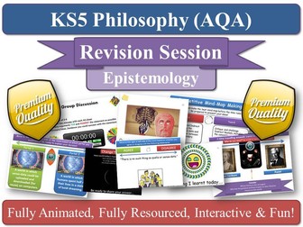 What is Knowledge? ( AQA Philosophy ) Epistemology Revision Session AS / A2 / KS5 - Many Activities