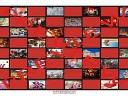 Holidays and Festivals Around the World Checker Board Game