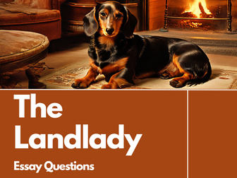 The Landlady by Roald Dahl  Essay Questions