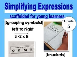 Order of Operations- Simplifying Expressions