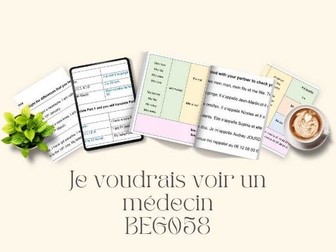 French beginners Booking to see a doctor - Conti style activities