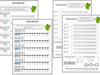 Addition Using a Number Line