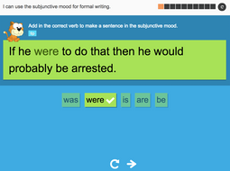 I can use the subjunctive mood for formal writing - Interactive Activity - Year 6 Spag