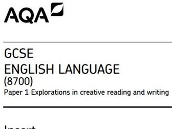 AQA Lang Paper 1- Q1 & 2 (New Series)
