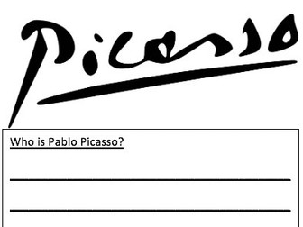 Picasso worksheet - Questions