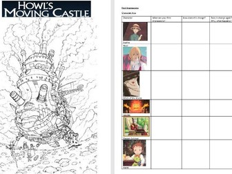 Howl's Moving Castle Activity Booklet