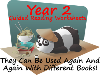 Year 2 Guided Reading Worksheets - Can be used with any reading scheme.