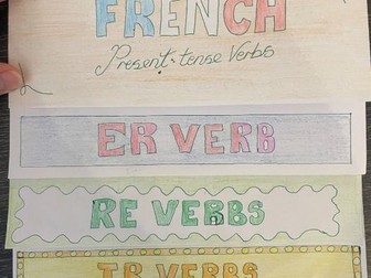 French year 7 flip book