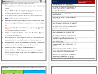 KS2 KS3 literacy  punctuation speech marks direct and indirect speech SPAG worksheet