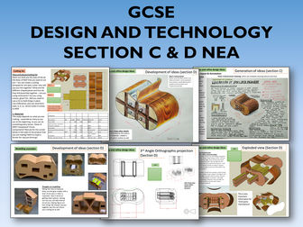 2021 AQA DT GCSE NEA Guide to Section C & D