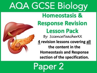 AQA GCSE Biology: Homeostasis and Response Revision Lessons