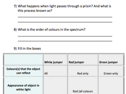 Waves ks3 worksheet image