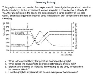 Homeostasis and Negative feedback: Worksheet, PPT and Literacy activity and Lesson plan