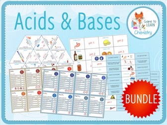 Acids and Bases - 4x Games and Activities (KS3/4)